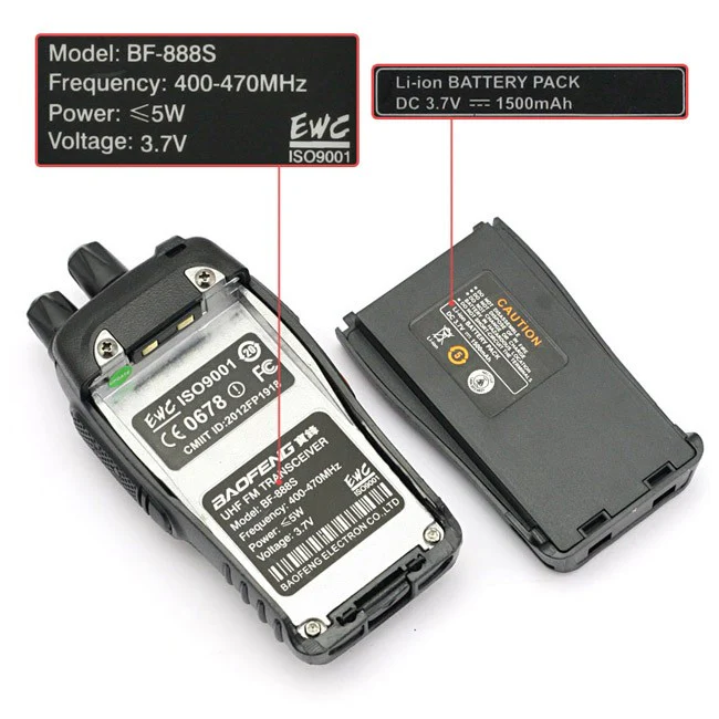Baofeng BF-888S [10 Pack] | UHF |  5W | 16CH | CTCSS/DCS | Flashlight - Image 6