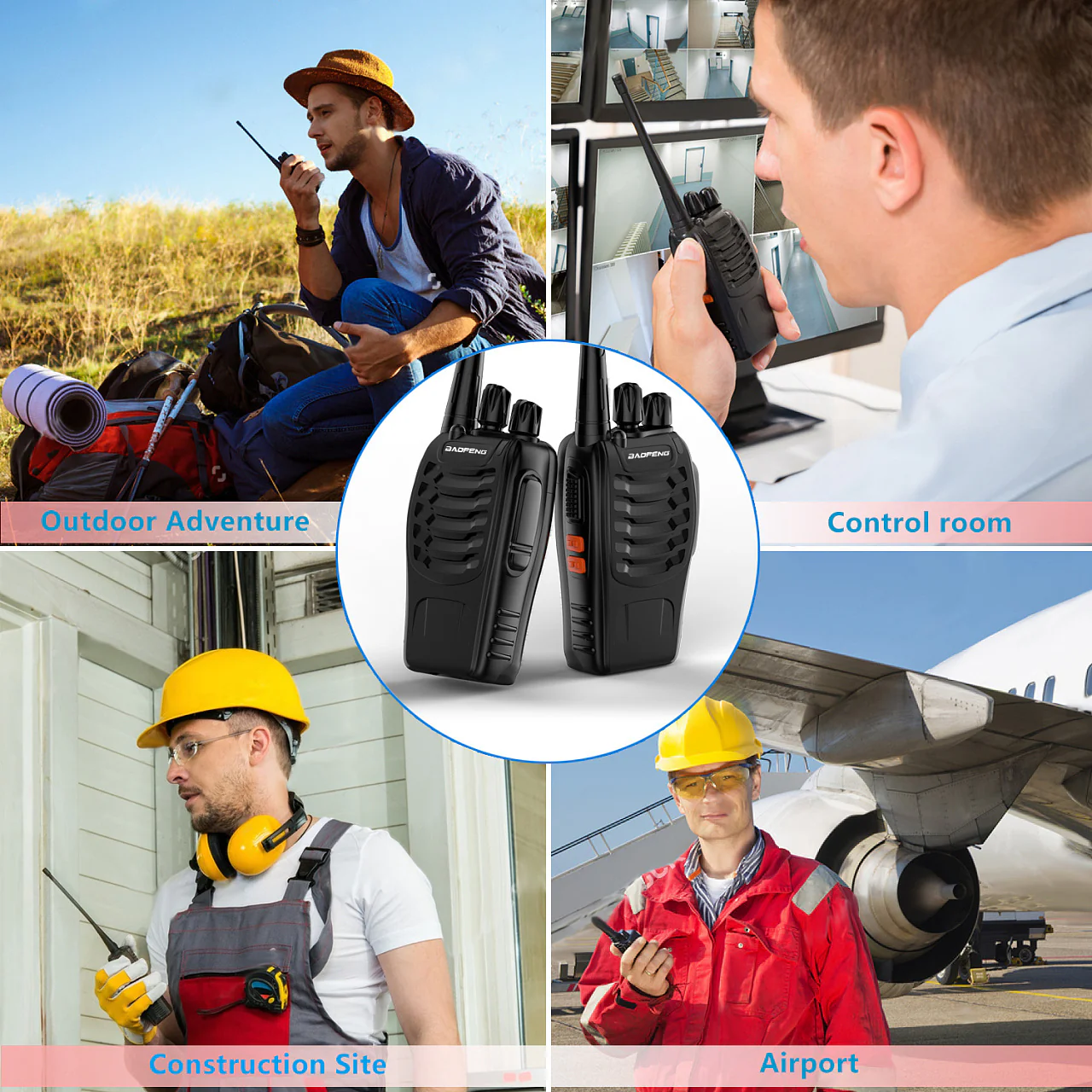 2x Baofeng BF-888S Hand-Funkgerät Walkie Talkie - Image 12