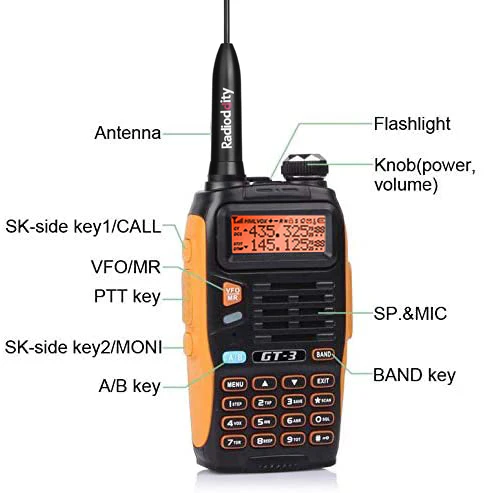 Baofeng GT-3 Mark II [2 Pack + Battery] | Dual Band | 5W | Better Antenna | VOX | Flashlight [DISCONTINUED] - Image 6