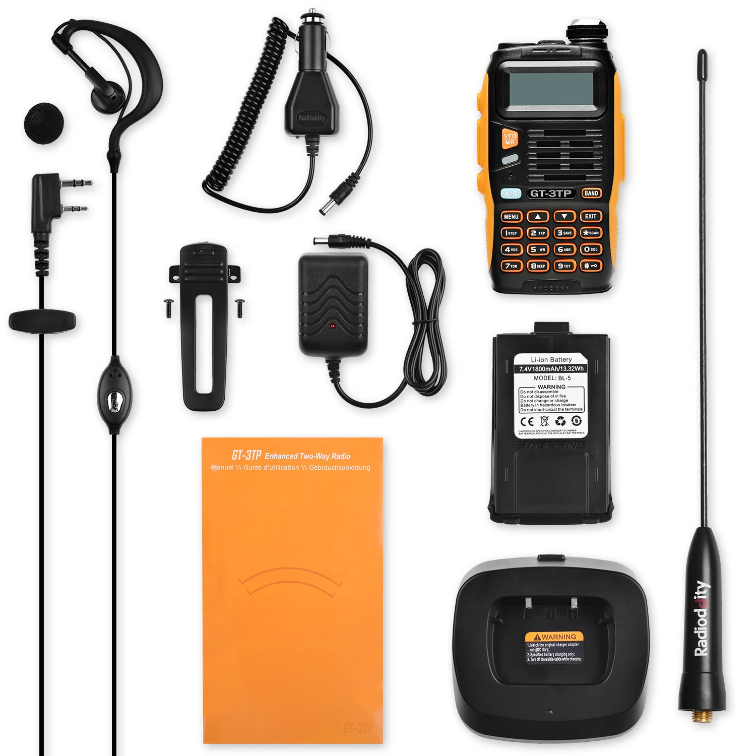 Baofeng GT-3TP Mark III | Dual Band | 8W/4W/1W | Tri-power | High-gain Antenna - Image 7